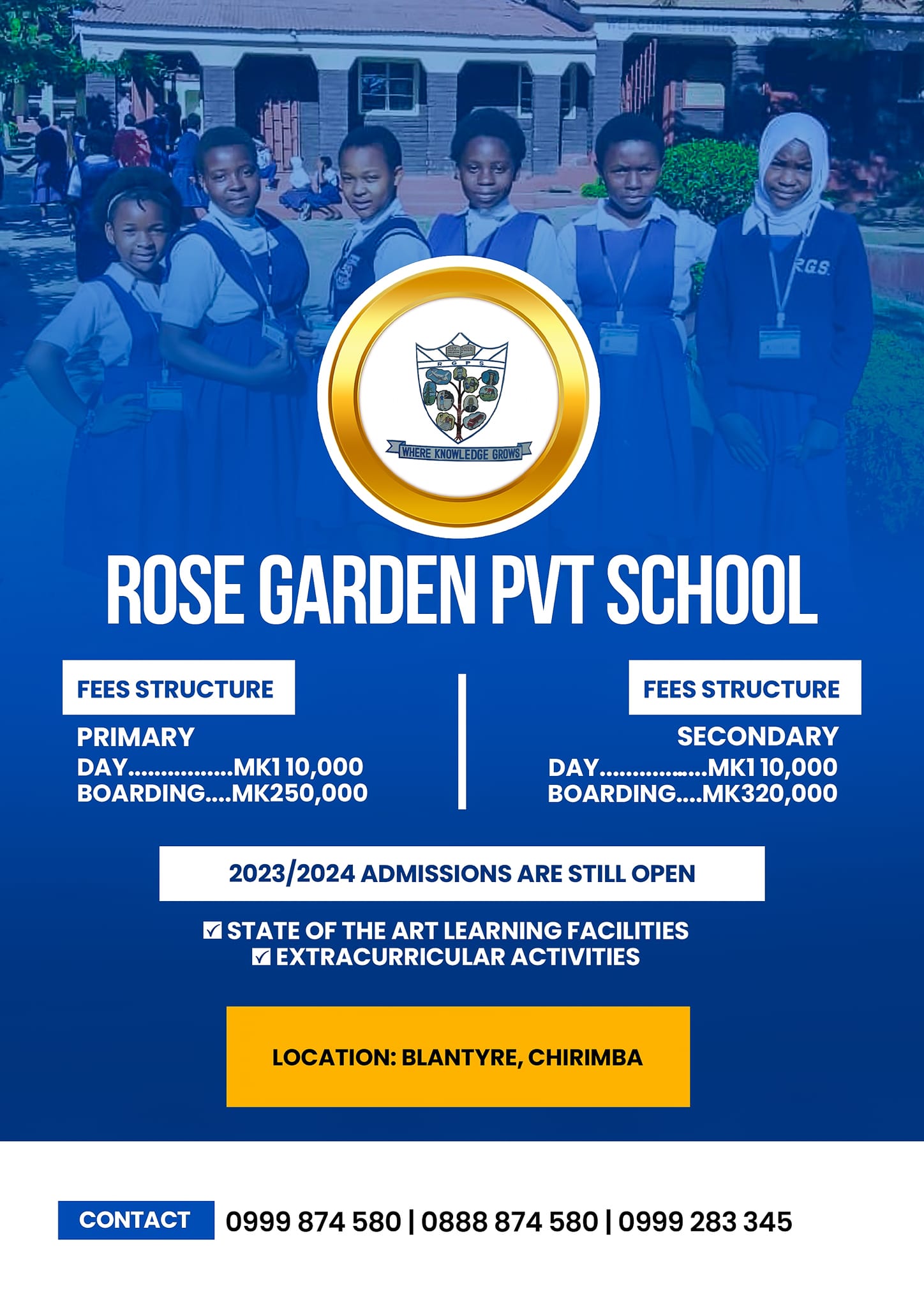 Rose Garden Private School - SchoolZathu